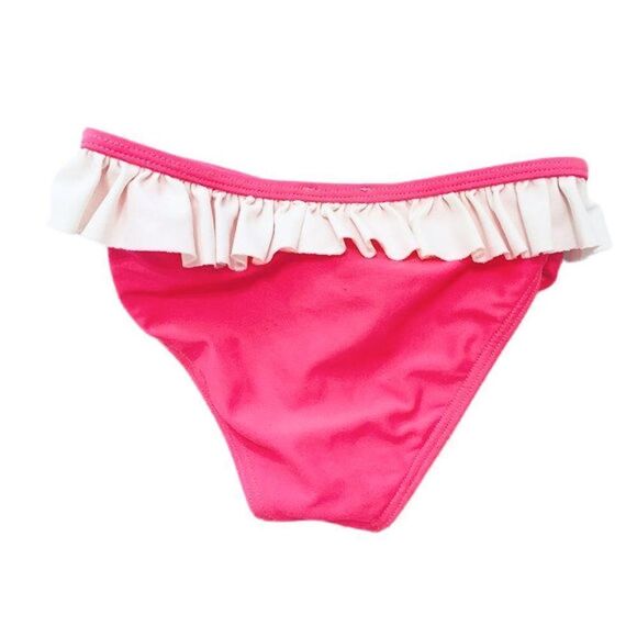 ARMANI JUNIOR Neon Pink Ruffle Trim Bikini - Picture 8 of 9